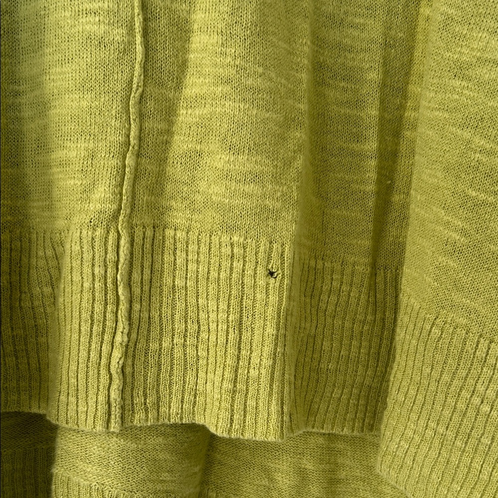 Eileen Fisher Light Green V-Neck Tunic M - Picture 3 of 4